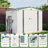 8x6 Ft, Metal Garden Tool Storage Shed, Lockable, Sealed Roof, No Fading, Balcony - Side Window, Lockable Door, Waterproof, Material, Modular, Fast Setup