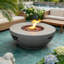 Ensemble de foyer d'extérieur au propane 36 pièces 2 pièces avec support de réservoir 36 000 BTU pour terrasse et jardin