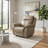 Grayson Leather Power Headrest Glider Recliner-108658234