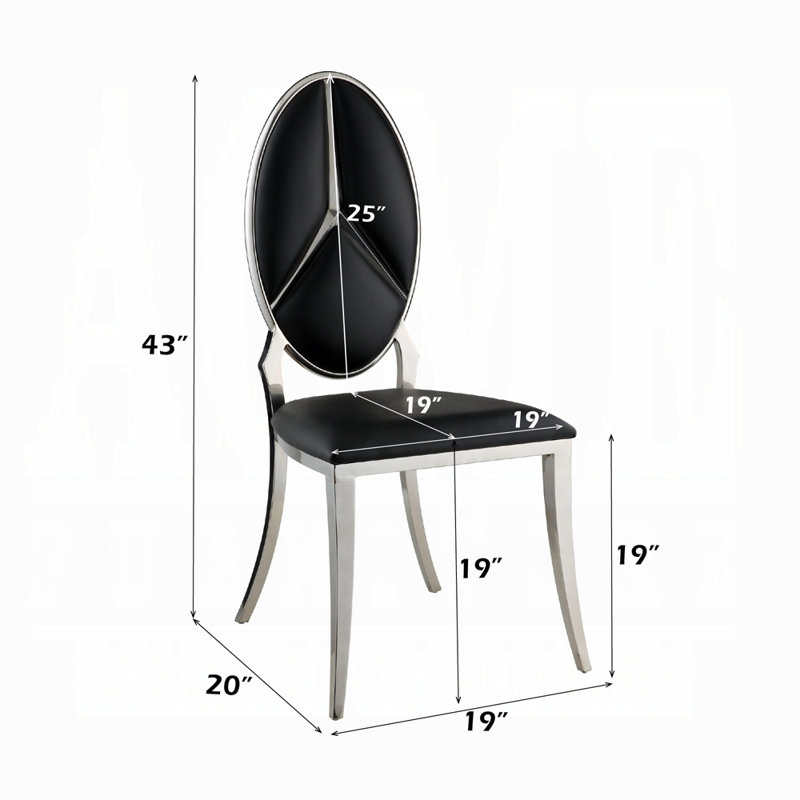 Chaise d'appoint Haristina (lot de 2)