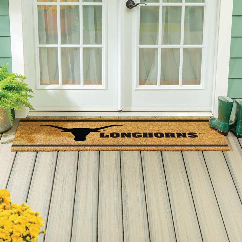 Très grand tapis couleur coco 60 po x 24 po University of Texas