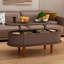 Table basse à plateau relevable cannelé avec compartiment caché-1572005498