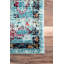 Tapis turquoise Haliyah-46729360