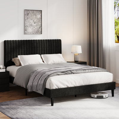 Upholstered Velvet Bed