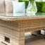 Canica 3 Seat Sofa Rattan Dining Set - with Rising Table & Footstools