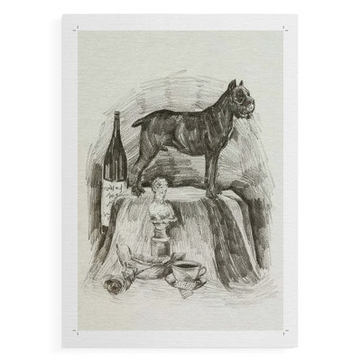A Gentleman I - Impression sur toile seulement - NON-CADRE