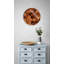 Horloge murale en bois nid d'abeille - impression 3D hexagone géométrique - décor de bureau brun rustique, art de salon abstrait moderne, signe de motif en bois-1137524521-1137524513