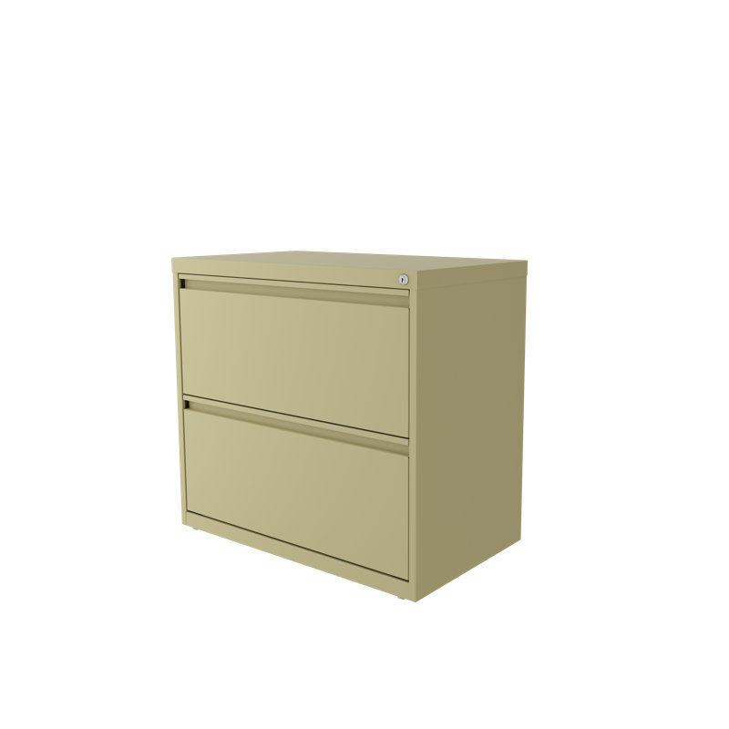 Hirsh 30'' Wide 2 -Drawer Steel File Cabinet, Putty