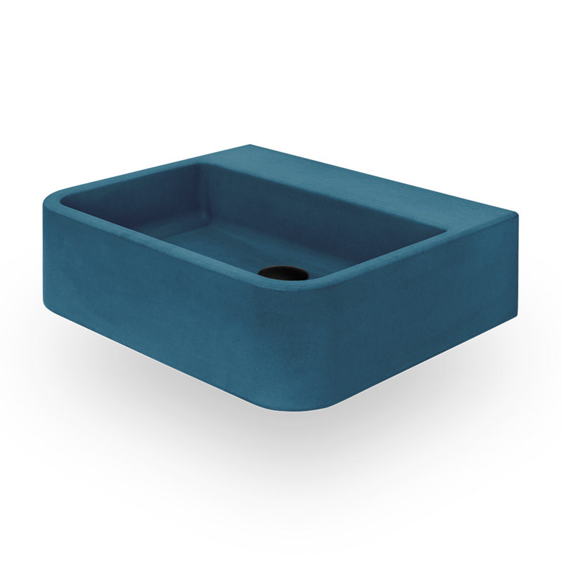 Newterra 22" Undermount/Wall/Vessel Bathroom Sink, No Holes, Galaxy
