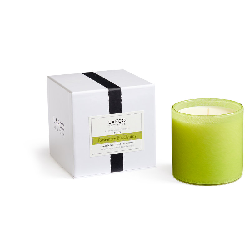 Rosemary Eucalyptus Scented Jar Candle, 4" H x 4" W x 4" D