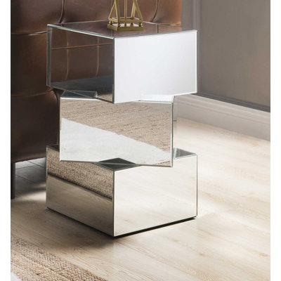 End Table, Mirrored