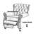 Abruzzino 34.5" W Genuine Leather Push-Back Recliner-93363979