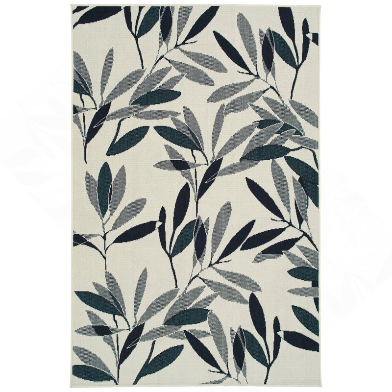 Tapis rectangulaire moderne à motif texturé 5 pi 3 po x 7 pi 6 po, Rectangle 5 pi 3 po x 7 pi 6 po