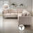 107" L-Shaped Sectional Sofa with Memory Foam & Linen-1179643066