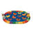 ABC 123 Butterflies Counting Literacy Tufted Blue/Red/Orange Classroom Area Rug-1568106403