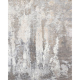 Handmade Silk and Wool Area Rug