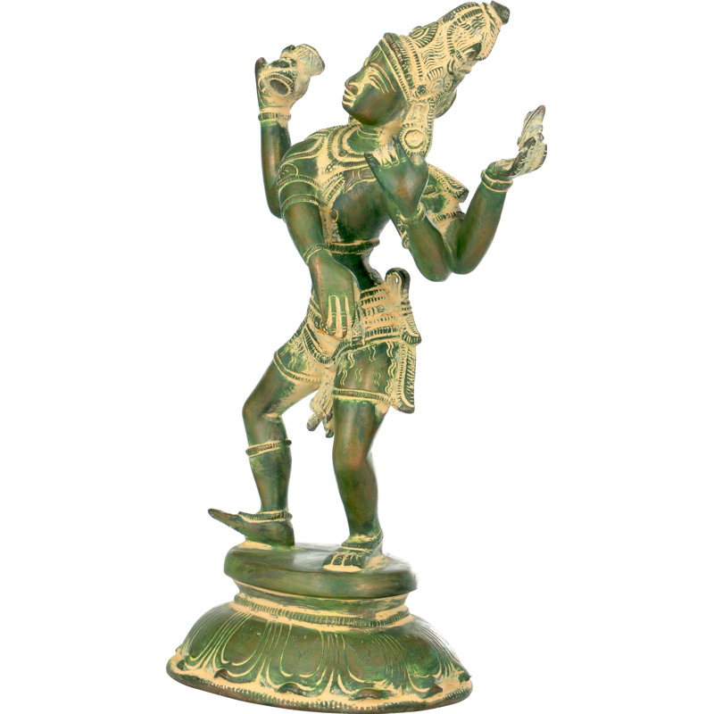 Statue Shiva dansante, Chola vert