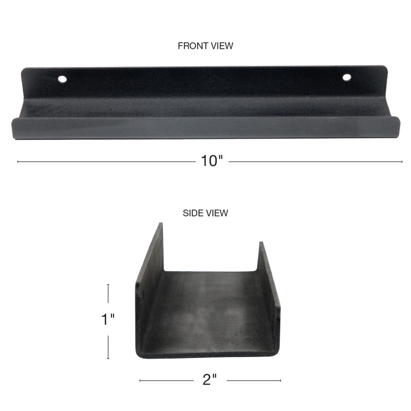 Metal 2.4'' H Media Shelves