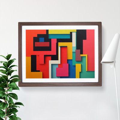 Abstract Block Colour Vol.1 - Framed Print