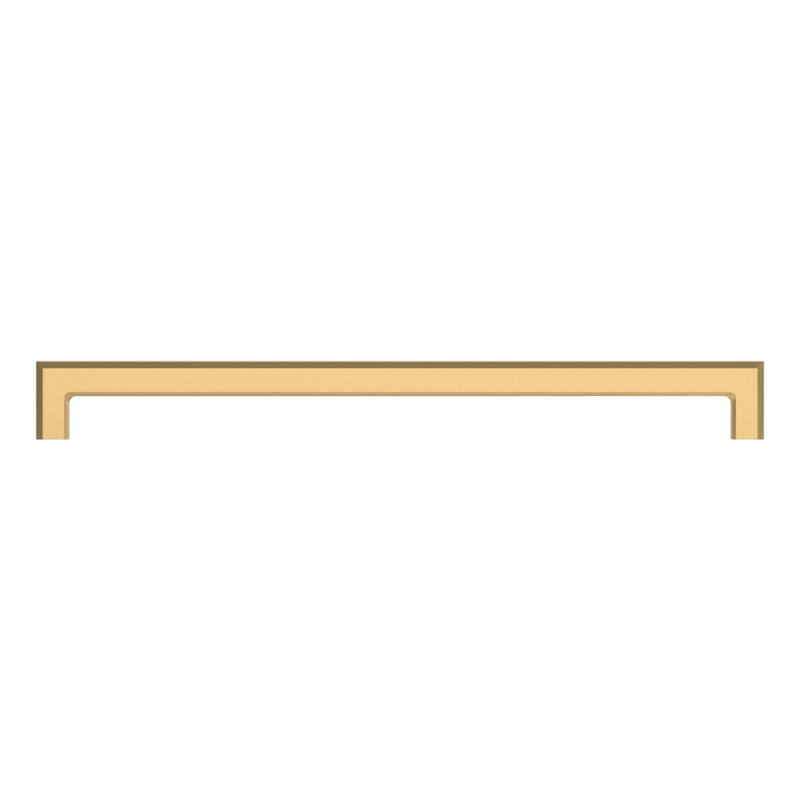 4414 Bevel Pull, 12" CTC, Satin Brass