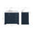 42.25'' Single Bathroom Vanity with Carrara Quartz Top-94668813