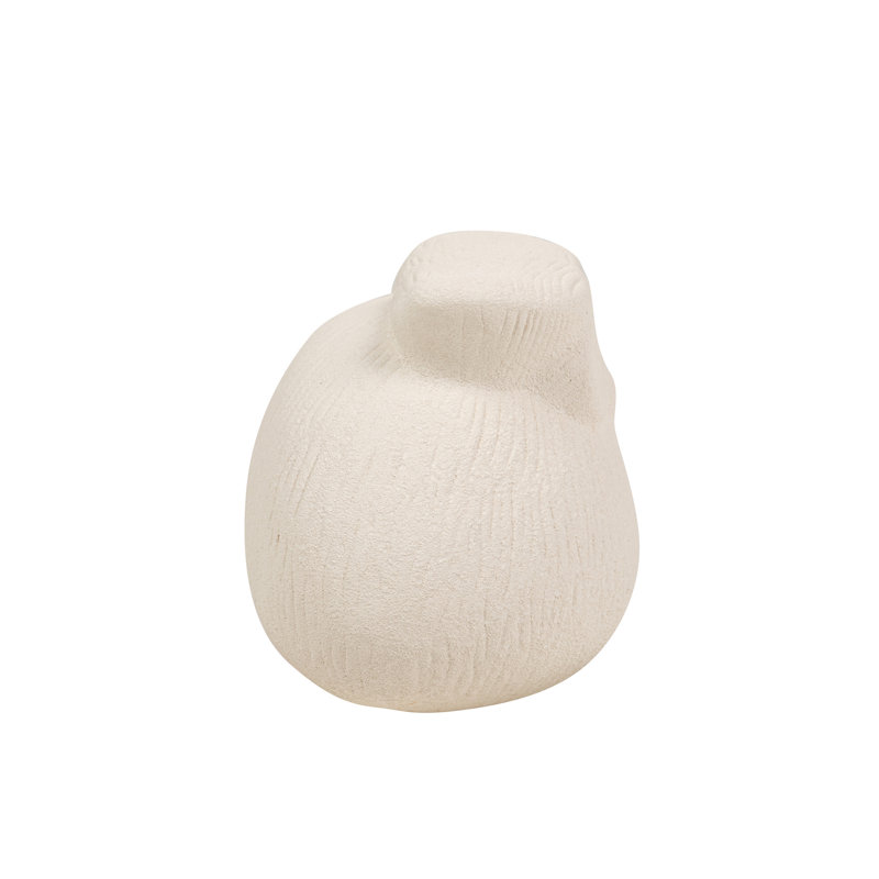 Birds Figurines & Sculptures, 19cm H x 19cm W x 19cm D, Beige