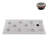 72 in. x 36 in. Alcove Acrylic Shower Base in Glossy Black With Right Drain, Drain Included-115368103