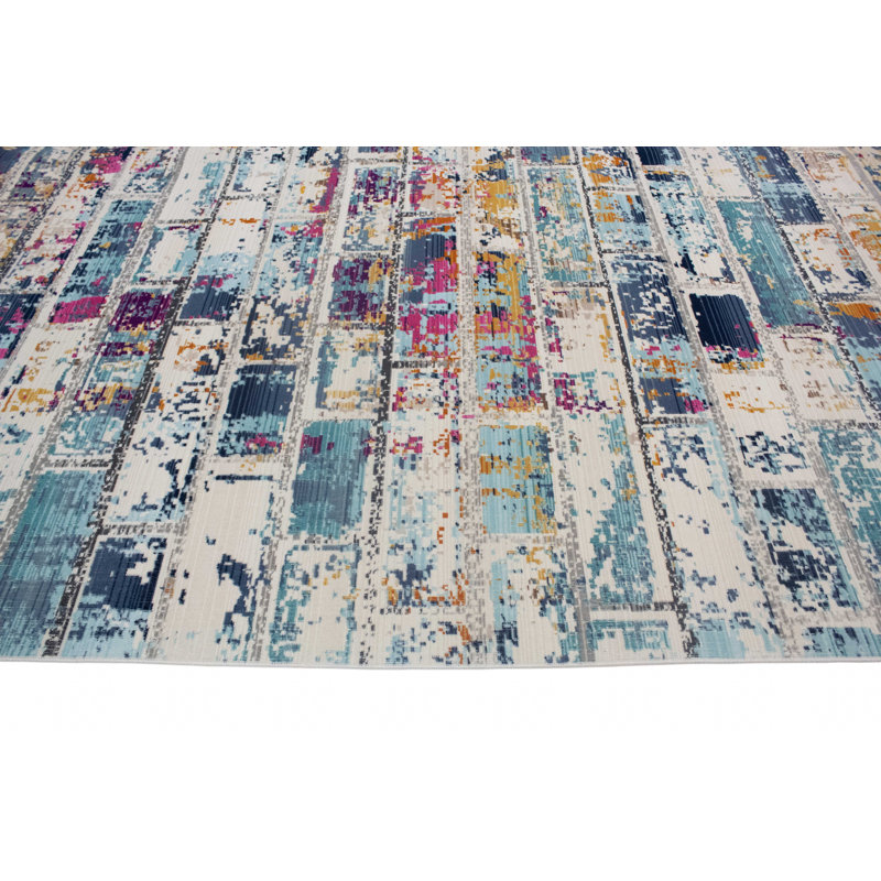 Morvant Geometric Indoor Rug, Rectangle 3'11" x 5'9"