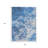 3' X 5' Navy Blue And Ivory Abstract Washable Indoor Outdoor Area Rug