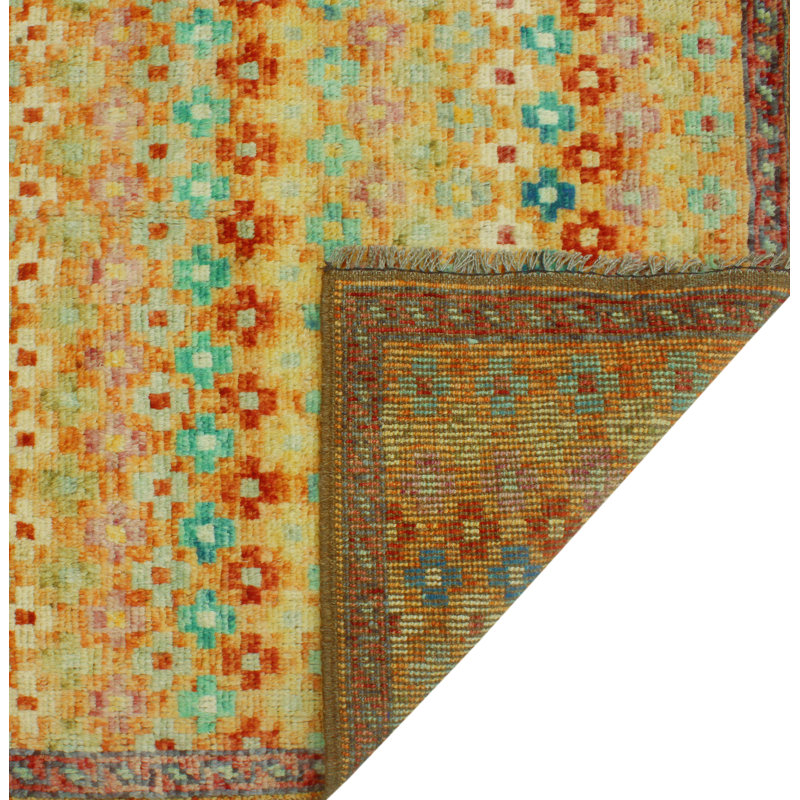 One-of-a-Kind 4'11" X 6'7" New Age Wool Area Rug in
