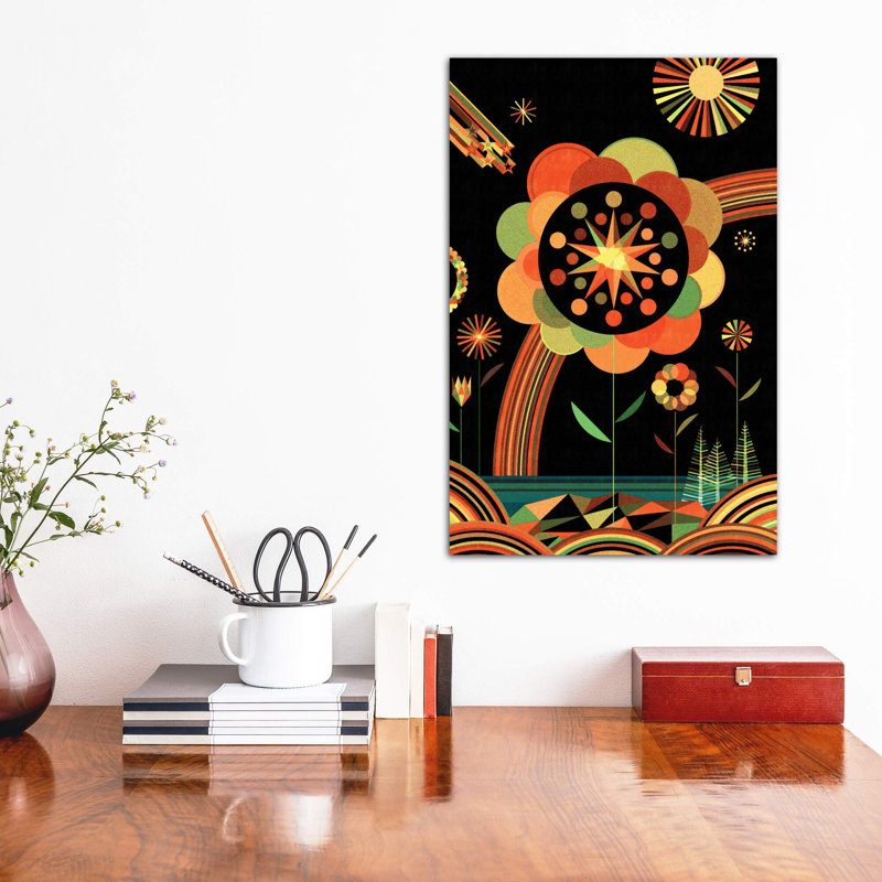 Art sur toile Joyscape, H 26 po x l 18 po x 1,5 po, Toile tendue