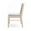 Chaise d'appoint d'extérieur en bois d'acacia