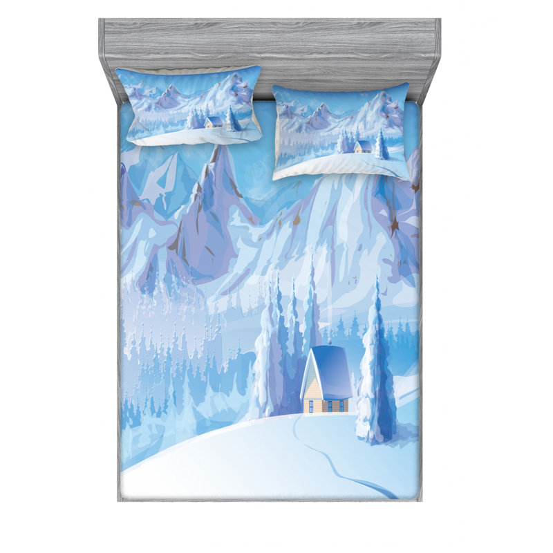Microfiber Sheet Set, Full Sheet Set with Fitted Sheet