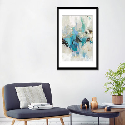 « blue silver i », impression sur toile