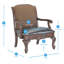 Chaise à accoudoir