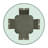 Simms Round Glass Top Dining Table