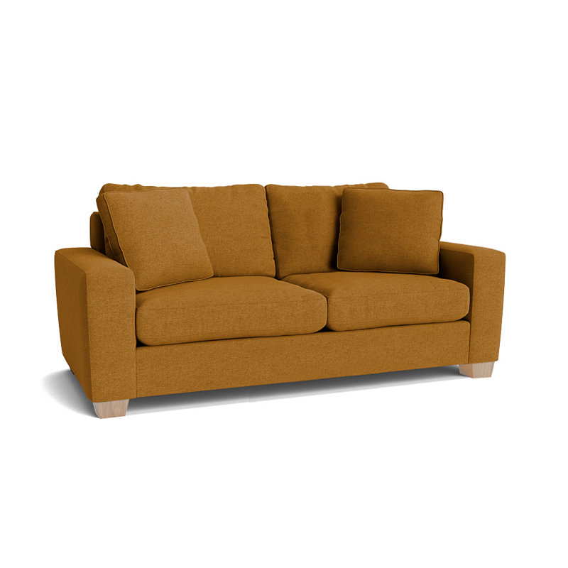 Anastase 79'' Upholstered Sofa, Entice Honey, Unfinished