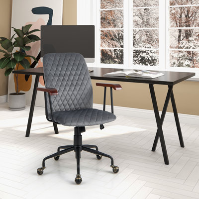 Milaina Velvet Office Chair
