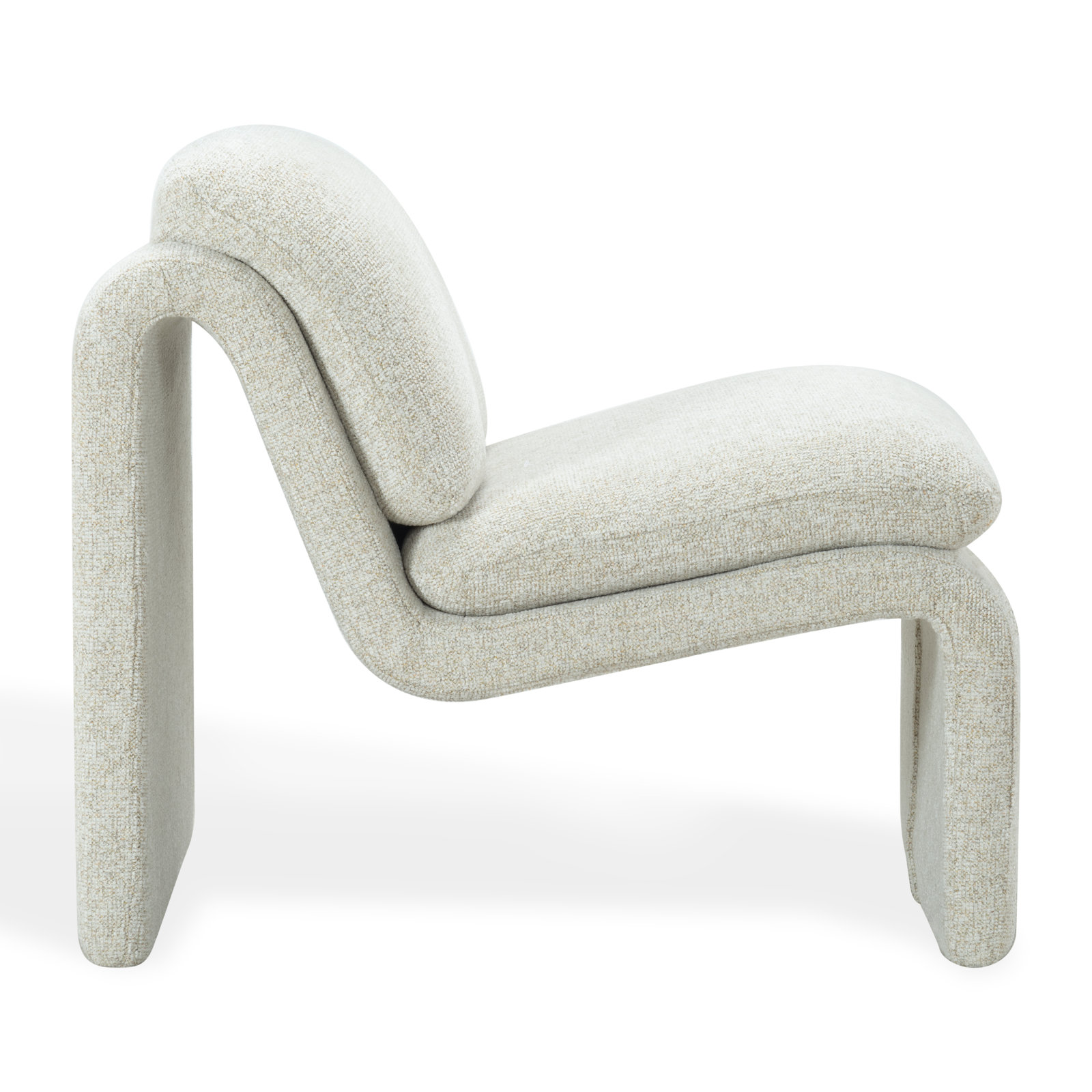 Piara Upholstered Accent Chair, Taupe