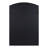 Latitude Run® Forsyth Windowpane Arch Mirror Black-767072856