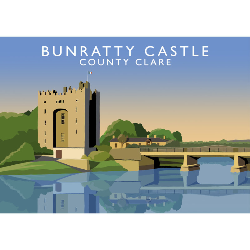 Bunrutty Castle by Richard O'Neil - Print, No Frame, 30 cm H x 40 cm W x 1 cm D
