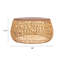 Conelia Hand-Woven Seagrass and Pine Wood Round Coffee Table, Natural-1719687145