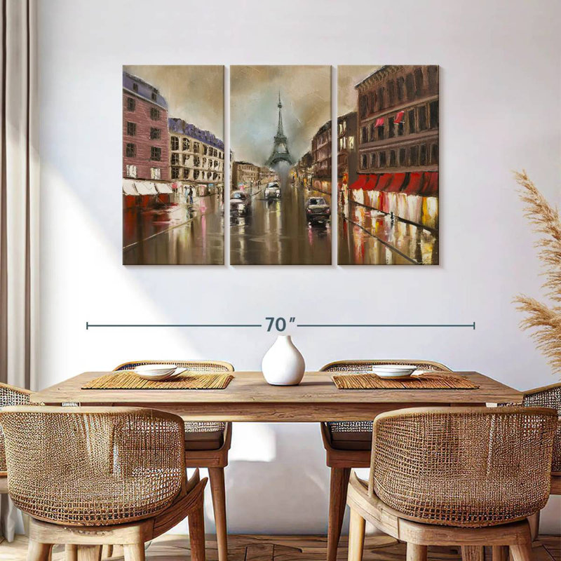  «Paris la nuit», H 36 po x l 57 po