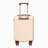 20 Inch ABS Hard Shell Travel Checked Luggage - Scratch Resistant Surface Four Multi-Directional Wheels,  With Combination Lock.(Beige)