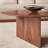 European style solid wood coffee table