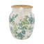 8.9X7.5X9.6" Floral Twin-Handle Vase