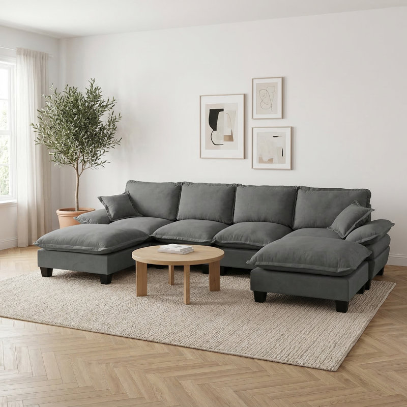 Canapé modulaire en U Chenille