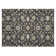 Machine Washable Indoor/Outdoor Segin ACN1149 Black Rug