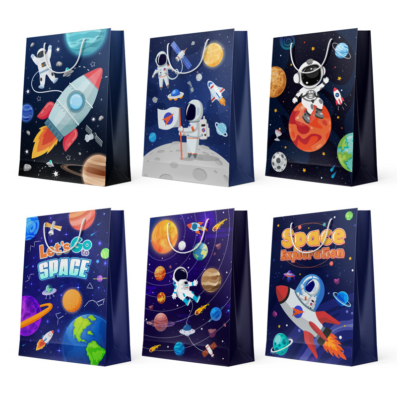 Ensemble de sacs de cadeaux Space Goodie, 24 pièces