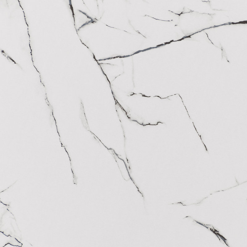 Allenhurst Nesting Coffee Table, White Marbled, Black